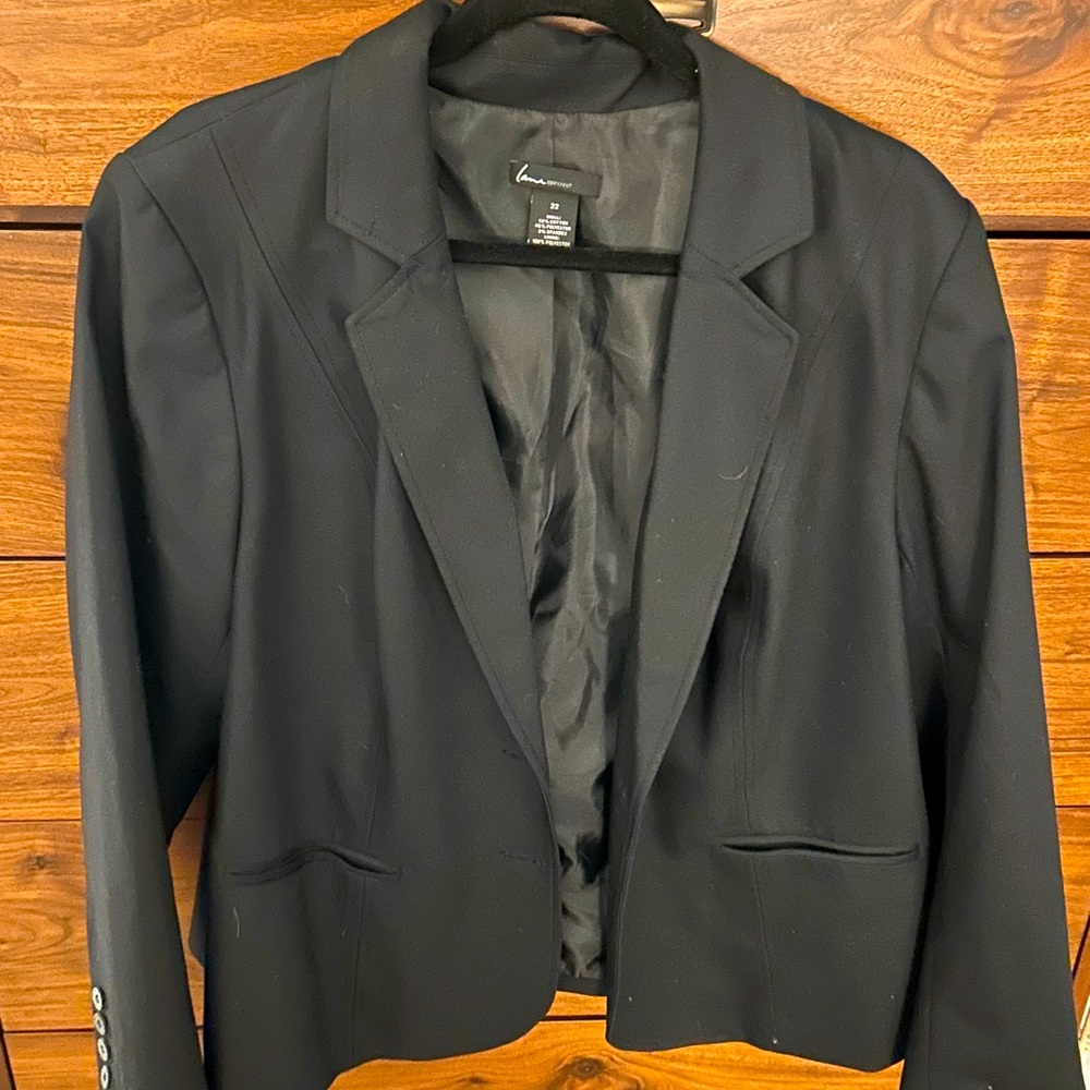 Plus 22 lane Bryant black blazer